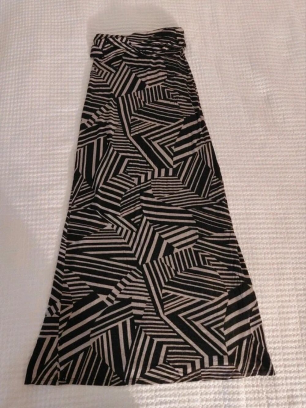 Boho Aztec Striped Maxi Skirt Size XS